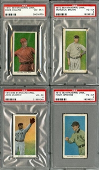 1910 E93 Standard Caramel Hall of Famers PSA VG-EX 4 Collection (4 Different)